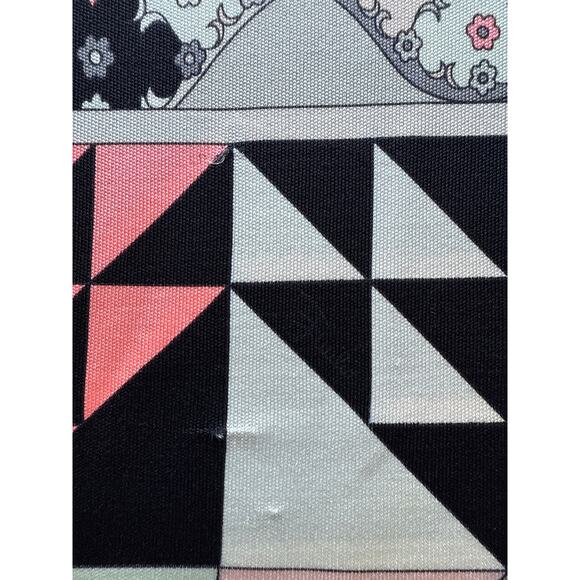 Vintage Emilio Pucci Silk Turtleneck Groovy Print Blouse Size 4 - Picture 6 of 9